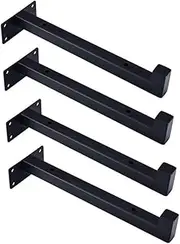 Tofficu 4pcs Iron Storage Bracket for over Washing Machine Kitchen Rack Pantry Organisation Plate Rack Storage Shelving