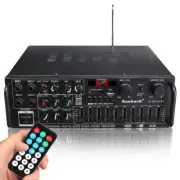 2000W 5.0 Bluetooth 2 Channel Audio Power Hifi Amplifier 326BT 12V/220V AV Amp S