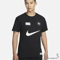 在飛比找Yahoo奇摩購物中心優惠-Nike 男裝 短袖上衣 棉 黑【運動世界】FJ2307-0