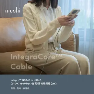 Moshi Integra USB-C to USB-C 240W/480Mbps 充電傳輸編織線 (2m)