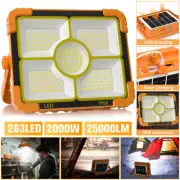Portable IP66 Waterproof LED Solar Powered Work Light Working Light Rechargeable