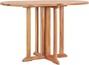 Folding Garden Table, Outdoor Camping Table Fold Up Trestle Table Portable Picnic Table Folding Butterfly Garden Table 120x70x75 cm Solid Teak Wood