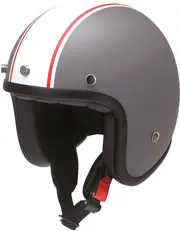 Redbike RB-754 Hot Rod, open face helmet , color: Grey/White , size: XXL