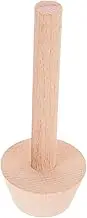MAGICLULU Wooden Egg Tart Mold Pastry Tamper for Baking Tarts and Pies Easy to Clean Kitchen Tool for DIY Pastry Preparation Elegant Design for Home Bakers