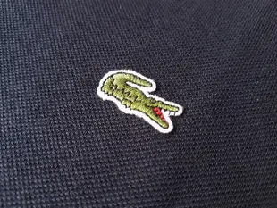 【LA男生館】LACOSTE鱷魚LOGO貼布網眼POLO衫【LA004E1】CLASSIC FIT(S-M-L-XL)