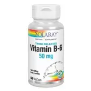 Vitamin B-6 60 Caps 50 mg by Solaray