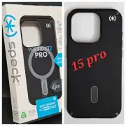 Speck Presidio2 Pro ClickLock Case with Magsafe for Apple iPhone 15 Pro black