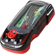 Handheld Car Driving Game, Simulation Steering Car Racing Adventure Toy with Steering Wheel, Two Player Mode Racing Car Breakthrough Adventure Game Machine