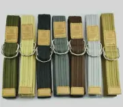 Military Style Unisex Man Metal D-ring Buckle Canvas Thick Belt Max Waist 37"