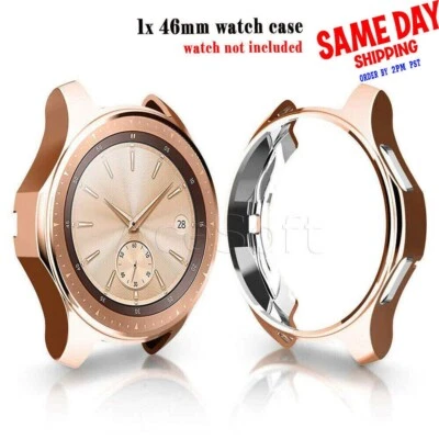 46mm Ultra-thin TPU Plating Watch Case Cover f Samsung Gear S3 Frontier SM-R765A