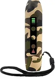 Oimzzr Ultrasonic Dog Repeller 3 Modes Portable Chargeable Dog Drive Device with Intelligent High Brightness Flashlight Dog Training Device with Indicator