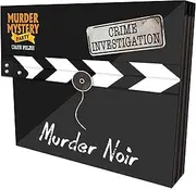 Murder Mystery Party Case Files: Murder Noir - Solve a Cold-Case Mystery for 1+ Players, Ages 14+ - Immersive Detective Game with Realistic Evidence and Online Hints