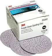 3M 30260 Purple 3" P800 Grit Clean Sanding Hookit Disc