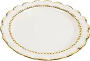 FUNNETOYU Ceramic Fruit Plate Elegant Dessert Tray for Home Hotel Versatile Candy Storage Container for Fruits Snacks and Decorative Table Display