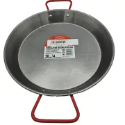 NEW Garcima Paella Pan High Carbon Polished Steel 30cm **with shelf wear**