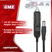 GME 12V Dc Cigarette Lighter Lead - Suit BCD001 / BCD008 / BCD013
