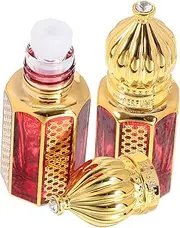 SOESFOUFU 2pcs Glass Cosmetic Bottle Perfume Bottles Essential Oil Roller Bottles Perfume Container Essential Oil Rollers Travel Oil Bottle Glass Perfume Bottle Glass Oil Bottle Oil Bottles