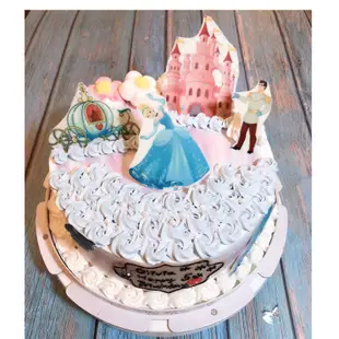 灰姑娘/迪士尼公主/公主蛋糕/相片蛋糕/客製蛋糕/造型蛋糕/Cinderella