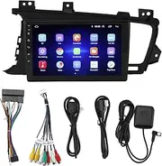 XTevu GPS Navigation Player, 9in Bluetooth Stereo Compatible with KIA Optima K5 2009‑2015, Android 10 FM Radio Head Unit, Car Multimedia Touch Screen (2+32G)