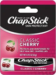 ChapStick Classic Cherry Lip Balm Tube, Flavored Lip Balm for Lip Care on Chafed, Chapped or Cracked Lips - 0.15 Oz