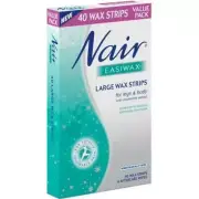 Nair Easiwax Wax Large - 40 Strips