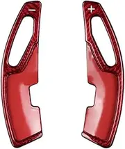 for Lexus, 2015-2020 is NX RC F, for Sport, for Fsport NX200t IS250 RC300 Carbon Fiber Car Steering Wheel Paddle Shifter Extension Stickers Steering Wheel Paddle Shifter(Red)