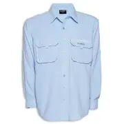 Shimano Vented Shirt Blue Skyway Fishing Shirt Long Sleeve