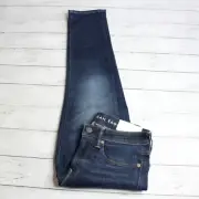 American Eagle Men's Denim Blue Jeans Size 28 W 30 L Airflex Straight
