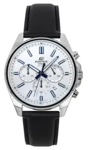 Casio Edifice Chronograph White Dial Quartz 100M Men's Watch EFV-650L-7AV