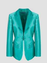 [Alberta Ferretti] Alberta Ferretti-Blazer Verde-Donna 46