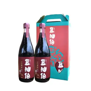 【豆油伯醬油 x MOMO獨家款】缸底醬油禮盒3盒組-680mlx2入-3組共6瓶