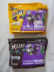 (1) Each Milk Chocolate & Peanut M&M's Candies Supporting Women 10 Oz Each