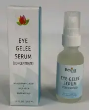 Reviva Concentrate Eye Gelee Serum 1.0 Fl Oz Hyaluronic Acid Collagen Botanicals