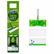 Dry and Wet Multi Surface Floor Cleaner and Broom, Sweep and Mop Starter Kit