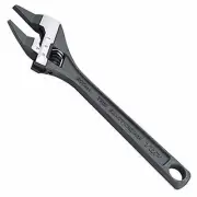 TOP / THIN JAW ADJUSTABLE WRENCH BENT TYPE (216mm) / HT-200B / MADE IN JAPAN
