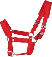 NIUTRIP Horse Halter with Wool Lining, Adjustable Halter for Horses Satin Hardware to Prevent Friction, Breakaway Halters for Horses,Perfect for Traction and Performance