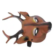 Masquerade Costume Halloween Props Eye-catching Mask Orange Man