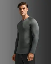 Aero Long Sleeve, 2XU, S, Jupiter/Black Reflective, Male