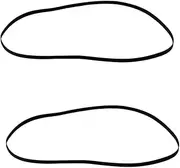 BRIGHTFUFU 2pcs 40cm Rubber Turntable Belt Phonograph Record Player Belt for Replacement