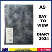 A5 Day to view A Page 2024 Year Diary Planner Calendar 2024