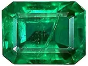 [KINSHU GEMS] Gems Natural Emerald Stone 6.25 Ratti / 5.62 Carat Green Loose Certified Emerald/Panna Gemstone for Men's and Women's, Natural Emerald / Panna Gemstone, Emerald, Natural Emerald / Panna