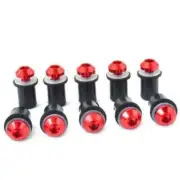 10pcs 5mm Motorcycle Windshield Fairing Bolts Windscreen Screws Nuts + Allen Key