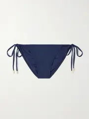 [Melissa Odabash] Melissa Odabash - Maldives Embellished Bikini Briefs - Navy - UK 16 UK 16 Blue