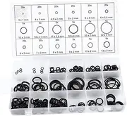 225pcs Rubber O Ring Washer Seals Gasket Assortment Set Black 18 20.5 * 10.1 * 3cm Plumbing Seal Tap Washers Gasket Car
