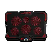 Laptop Cooling Pad Gaming Laptop Cooler Laptop Fan Cooling Stand for 12.1-17.3 Inch Laptops A As Shown
