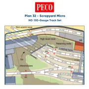 PECO Plan 32: Scrapyard Micro - Complete HO/OO Gauge Track Pack
