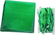 1set Bad Witch Party Decoration Shine Party Table Skirt Princess Table Cover Wicked Table Cloth Wedding Table Cloths Shimmer Tablecloth Glitter Table Runner Green