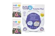 2x 10pc BabyU Disposable Liners & Potette Plus Portable Potty Trainer Set