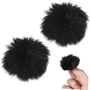 Totority 2 Pack Microphone Windscreen Muffs Noise Reduction Mic Covers for Interviews Recording Outdoor Use
