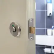 Bathroom Deadbolt with Occupied Indicator Lock Handle for Vacant